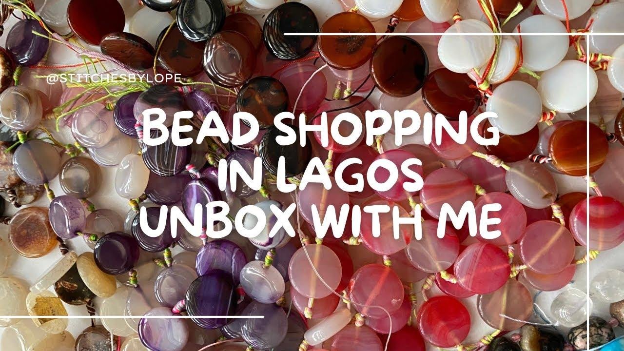 Crystal Beads for sale at tradefair market – Lagos