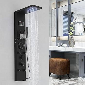 Alma-Modern-Shower-Panel-with-Tap-and-4-Body-Massage-Jets%252d-Black.html”>Alma Modern Shower Panel with Tap and 4 Body Massage Jets- Black