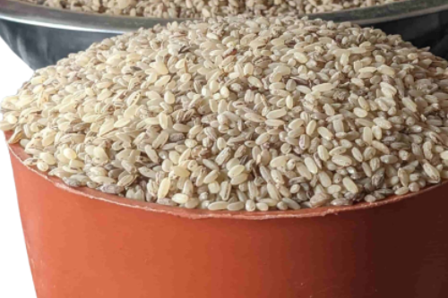 Ofada rice (stone-free) -Custard bucket