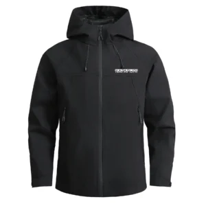 The new European men's outdoor windbreaker jacket for Spring and autumn 2025, a casual and sporty mountaineering hooded jacket
