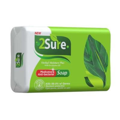 2Sure Medicated & Anti-Bacterial Soap Herbal Moisture Plus 120 g