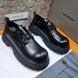 Balenciaga Patent Lace-Up Shoes
