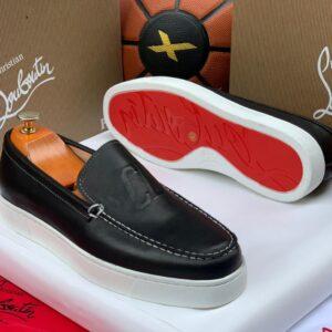 Christian Louboutin Varsiboat Leather Loafers