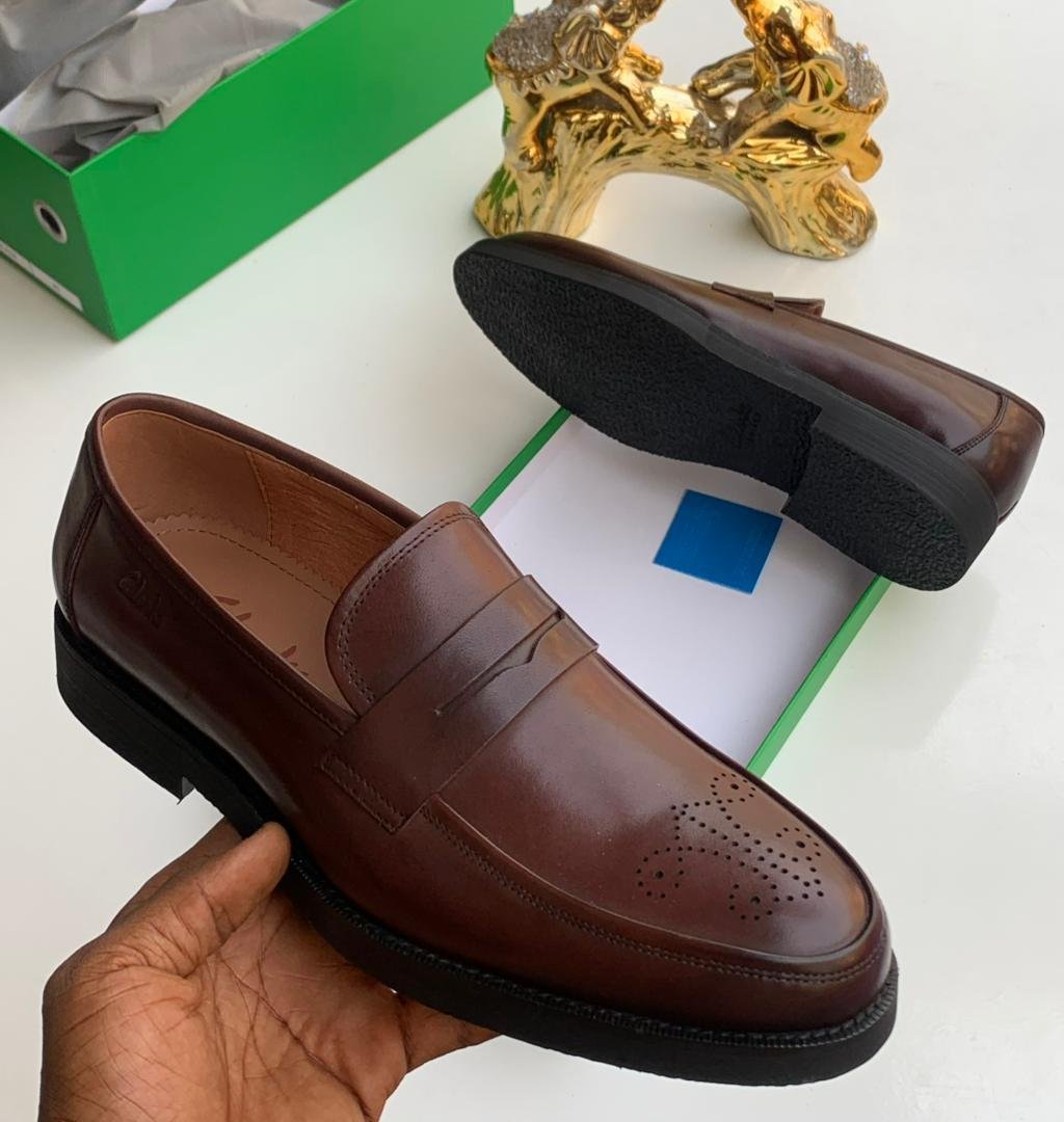 Clarks Penny Loafers