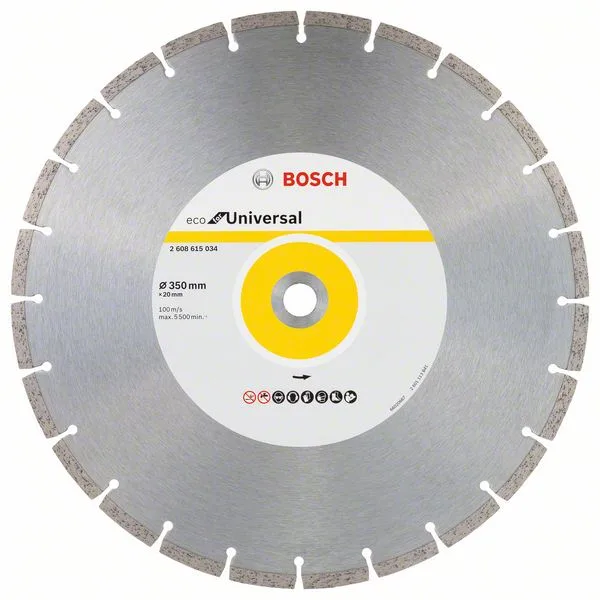 BOSCH 2608615034 350MM DIAMOND CUTTING DISC ECO For Universal