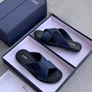 Dior Elias Leather Slippers