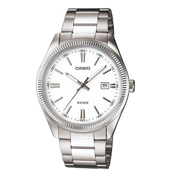 Casio Gent's MTP-1302D-7A1VDF Enticer Silver Dial Small Watch