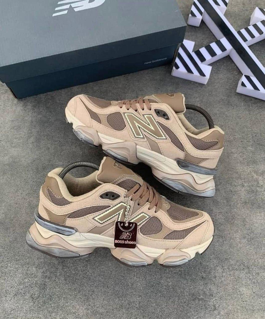 New Balance 9060 Mushroom Brown Sneakers