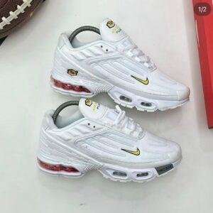 Nike Air Max Plus 3 White & Yellow Sneakers