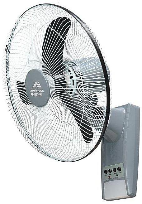 Andrakk Rechargeable Wall Fan 16 Inches ADK2416WF