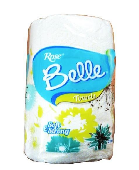 Boulos Rose Belle Kitchen Towel 2 Ply 1 Roll x12
