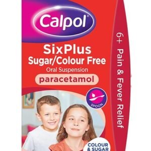 Calpol 6 Years + Paracetamol Suspension Sugar Free 100 ml