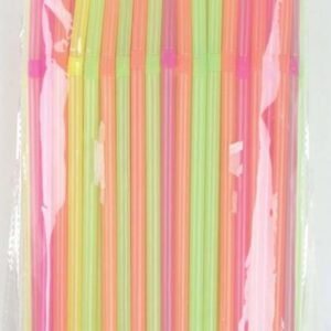 Disposable Straws Flexible x100