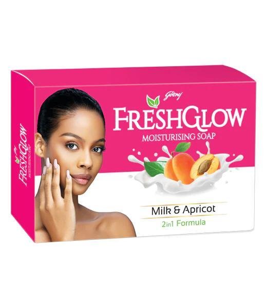 Freshglow Moisturising Bar Soap Milk & Apricot 140 g