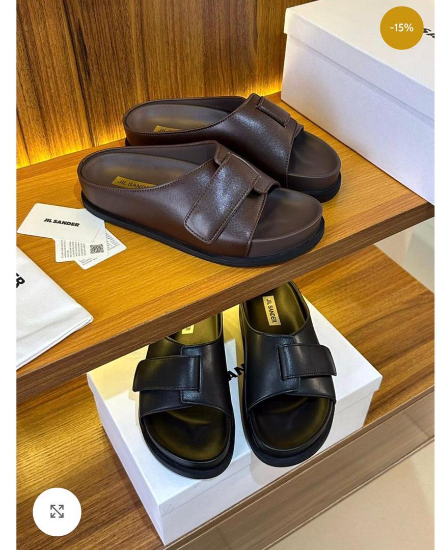 Jil Sander Leather Sandals