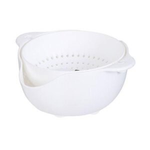 Miniso Dual Layer Colander - White