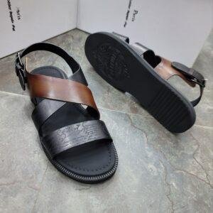 Premium Berluti Criss-Cross Sandals