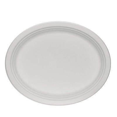 Softpak Biodegradable Oval Plate 12.5 Inches