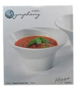 Symphony Helix Snacks Bowl 15 cm x2