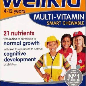 WellKid Multi-Vitamin Smart Chewable 4-12 Years 30 Tablets